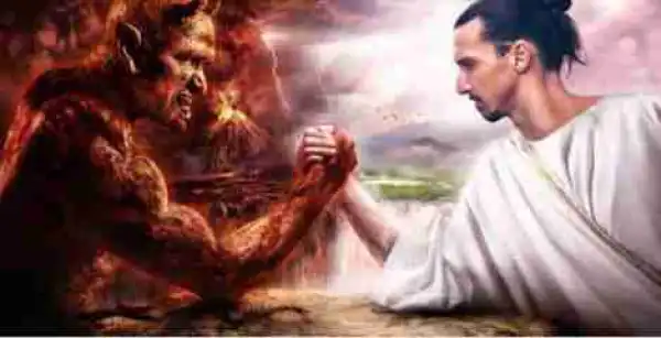 Ibrahimovic Announces Man Utd Return With Image Depicting Him As Jesus Christ